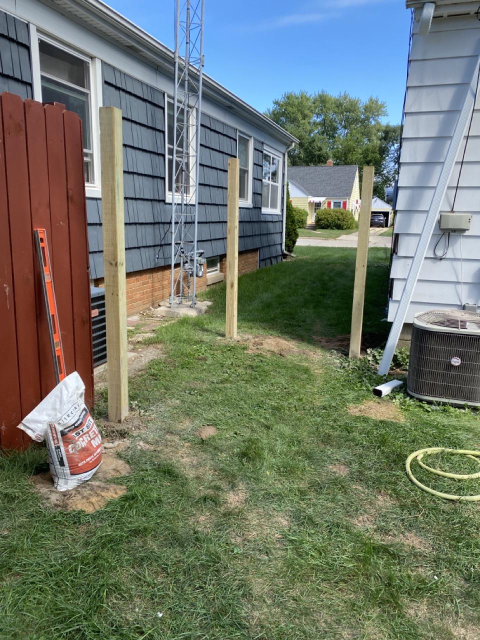 fence post install