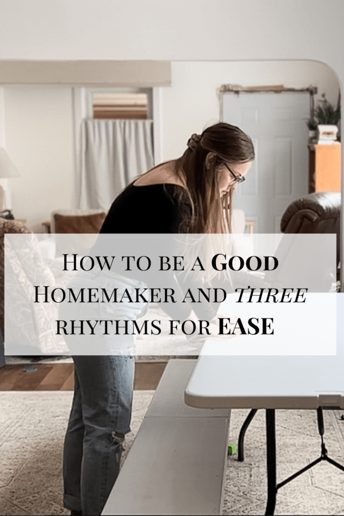 How to be a good homemaker